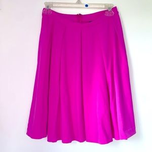 Stretchy hot pink work skirt